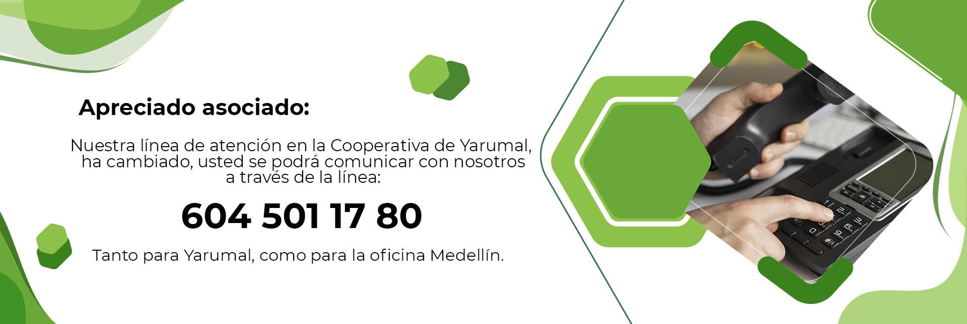 Cambio número de teléfono 